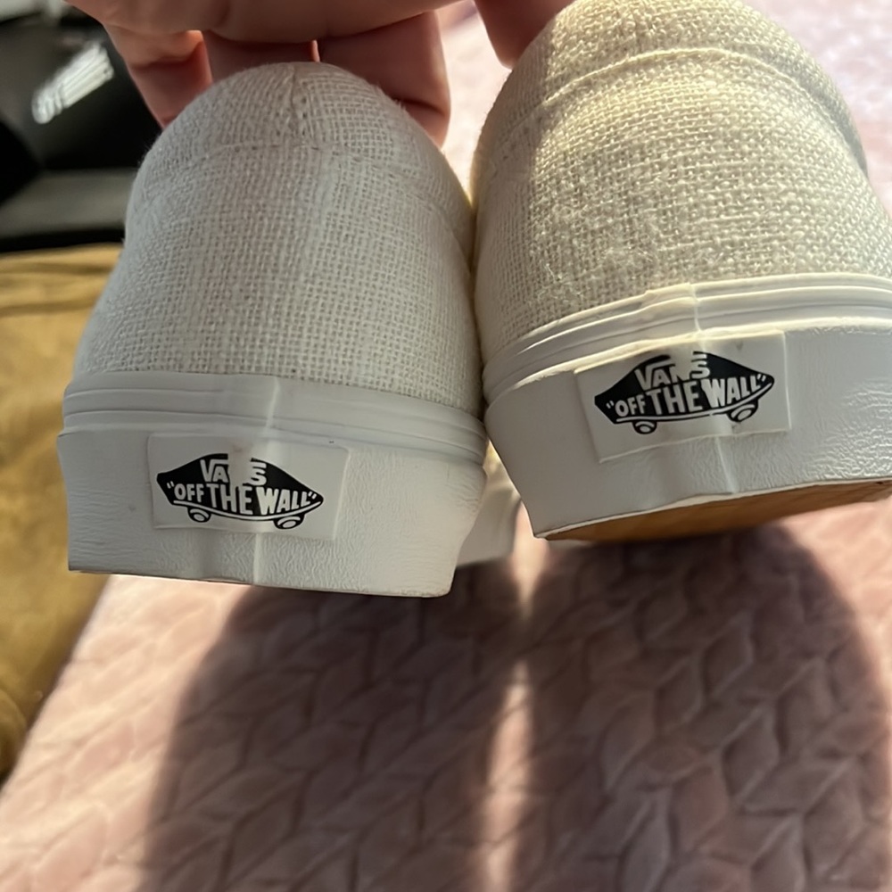 White linen slip on Vans - Picture 5 of 5